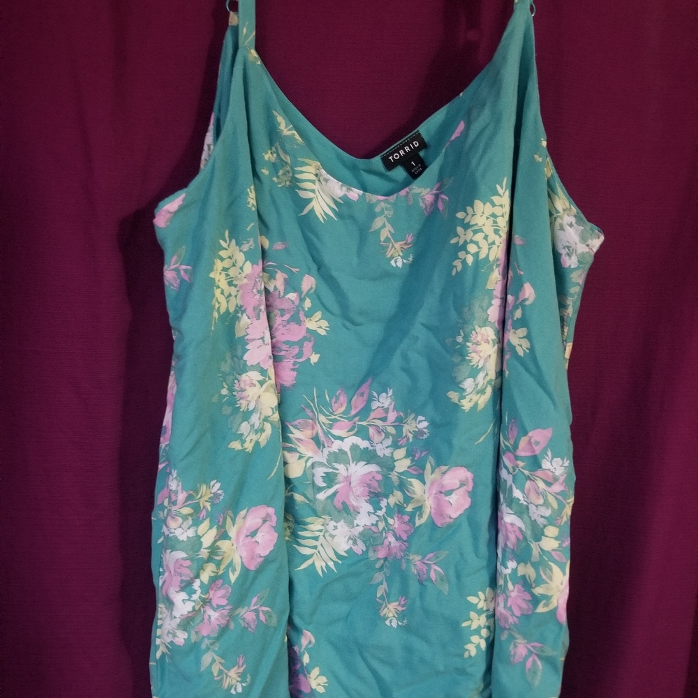 Torrid real, floral top size 1